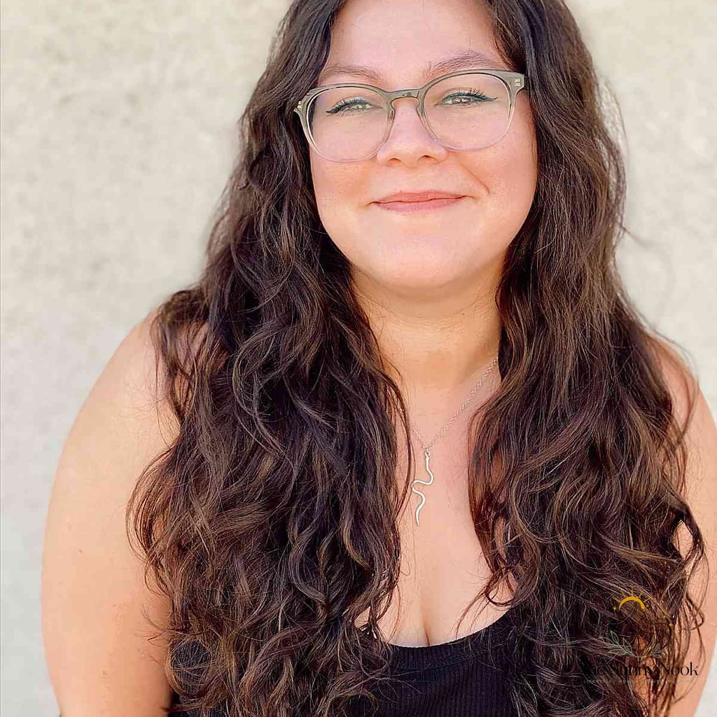 Adorable Middle-Parted Long Curly Brown Hair