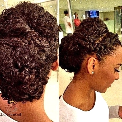 18 Updo Curly Hairstyles to Transform Your Look Instantly 8 Afro with Bantu Knot Crown