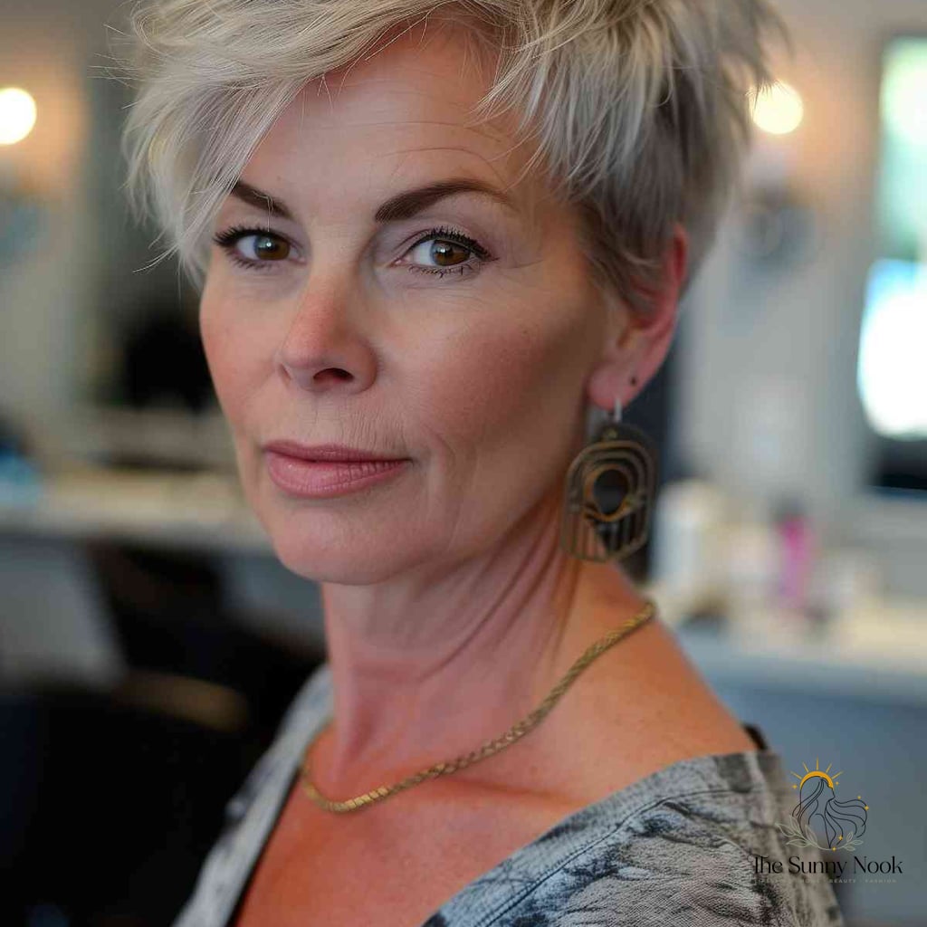 11 Cute Hairstyles Short Hair Looks That Will Seriously Inspire You 6 Ash-Blonde Textured Pixie for Sophisticated Flair