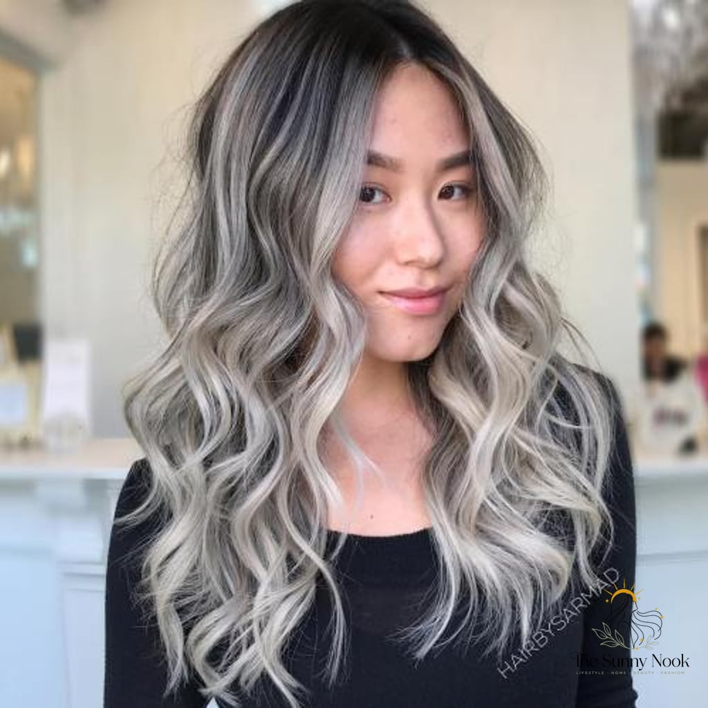 20 Short Korean Hairstyles Perfect for Your Next Salon Appointment 9 Ash Blonde Balayage