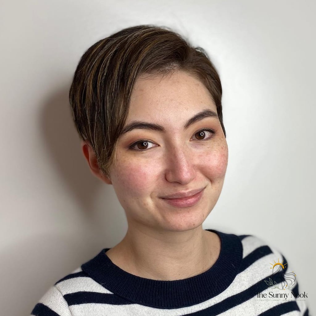 17 Gorgeous Short Hairstyles For Round Faces for Every Hair Type 6 Asymmetrical Pixie