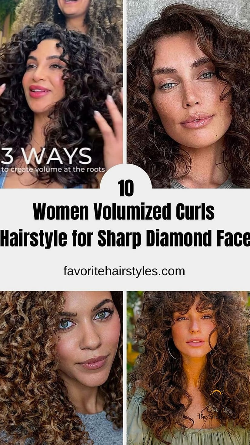 23 Hairstyles For Thick Curly Hair Looks That Will Seriously Inspire You 5 Beautiful Diamond Design and Geometric Pattern