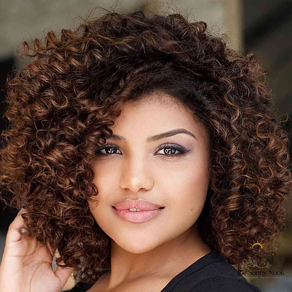 17 Gorgeous Short Hairstyles For Round Faces for Every Hair Type 11 Beautiful Ringlets