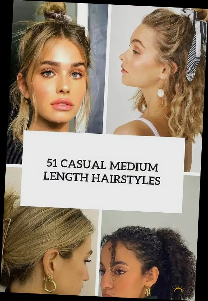 22 Casual Hairstyles For Medium Hair That Are Trending on Pinterest This Week 23 Best Hairstyles for Women with Big Foreheads