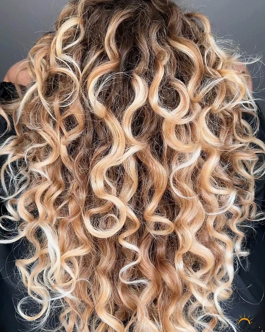18 Gorgeous Curly Hair Inspo Hairstyles for Every Hair Type 17 Blonde Balayage With Curls
