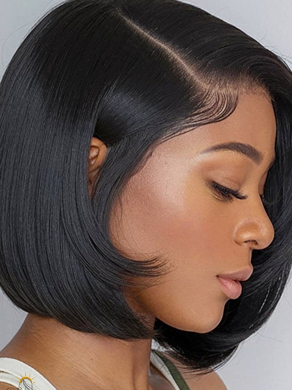 15 Silk Press Natural Hair Short Hairstyles That Are Actually Easy to DIY 15 Blunt Bob with Glass-Like Shine