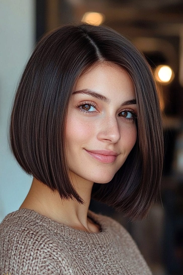 15 Short Alt Hairstyles Everyone Is Pinning Right Now 4 Blunt Bob with Bleached Ends