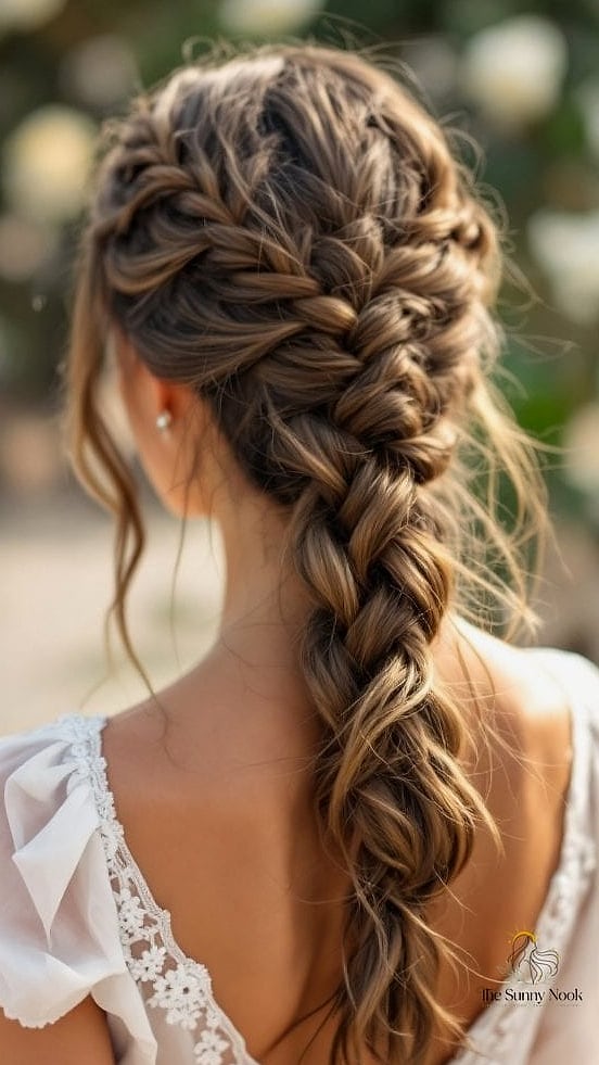15 Stunning Ponytail Braid Hairstyles Black Worth Bookmarking Today 12 Bohemian Braided Ponytail with Loose Strands