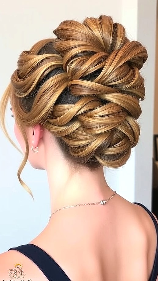 20 Updo Hairstyles For Short Hair to Transform Your Look Instantly 16 The Bombshell Waves Updo