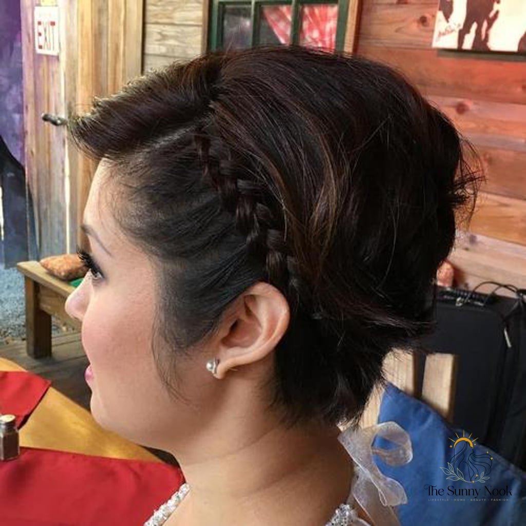 Bouffant and Side Braid