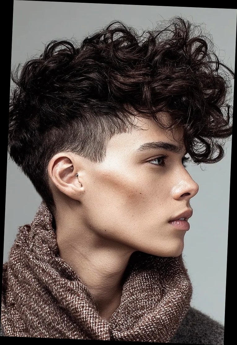 21 Cute Hairstyles For Short Curly Hair That Belong on Your Inspiration Board 4 Boyish Curly Crop for Women