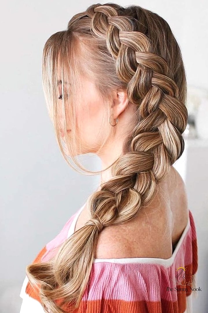 13 Cute Hairstyles For Braids That Are Both Cute and Low Maintenance 13 Braided Bangs