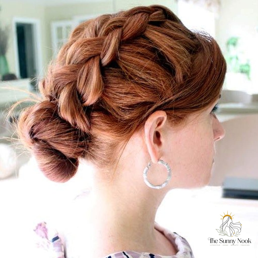 30 Hairstyles For Long Hair Braids That Prove This Trend Is Here to Stay 15 Braided Bun for Thick Hair