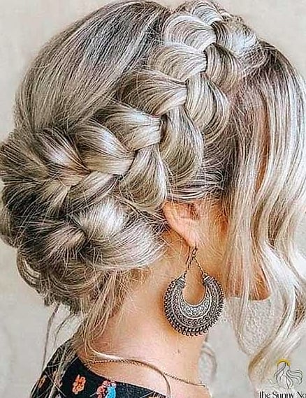 20 Updo Hairstyles For Short Hair to Transform Your Look Instantly 4 The Braided Crown