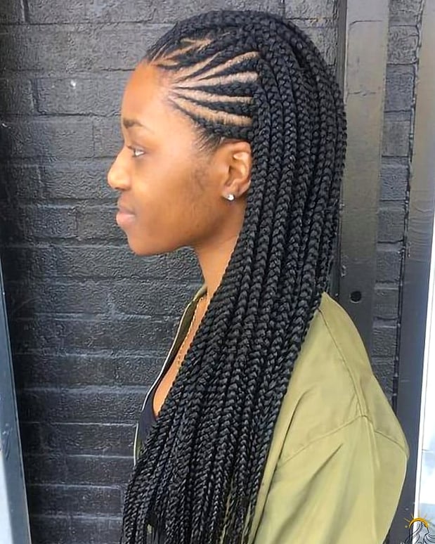 Braided Half-Updo with Bouffant