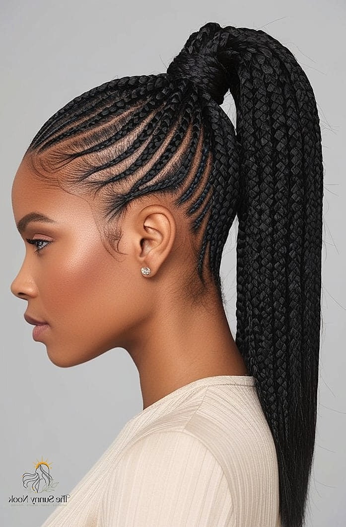 11 Ponytail Braid Hairstyles to Transform Your Look Instantly 5 Braided Half-Up Ponytail