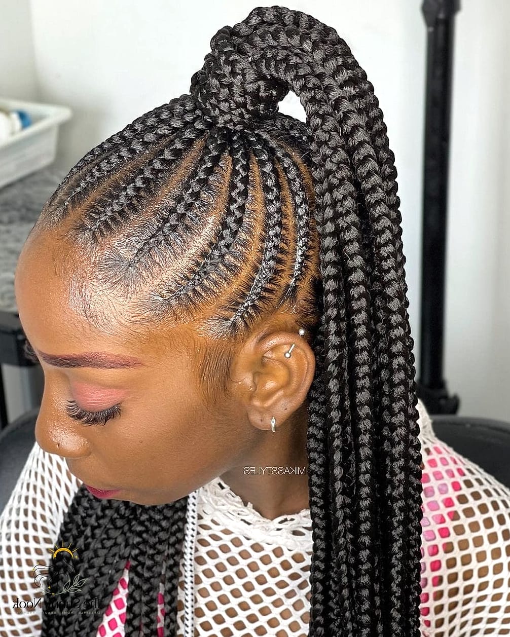 11 Ponytail Braid Hairstyles to Transform Your Look Instantly 6 Braided High Ponytail