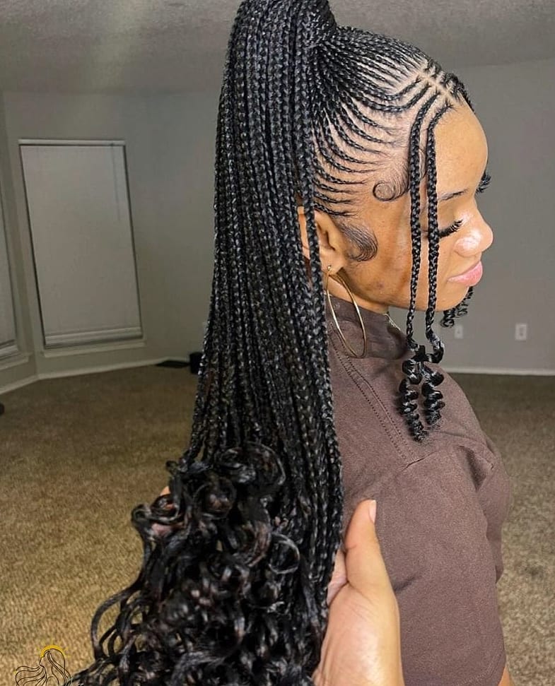 16 Short Hair Ponytail Hairstyles Ideas You Need to Try Right Now 5 Braided Ponytail Wrap