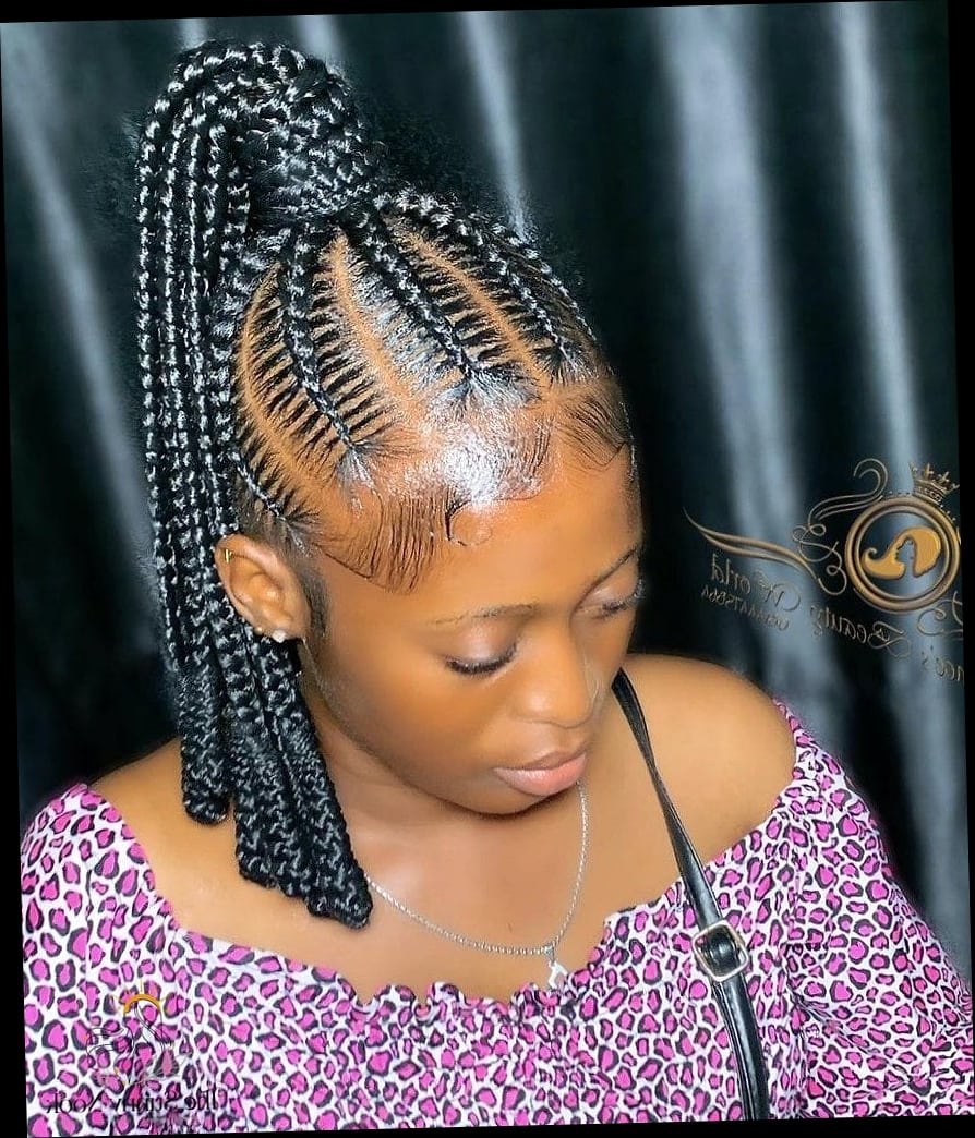 17 Hairstyles For Short Hair Braids That Are Actually Easy to DIY 9 Braided Ponytail (Even on Short Hair)