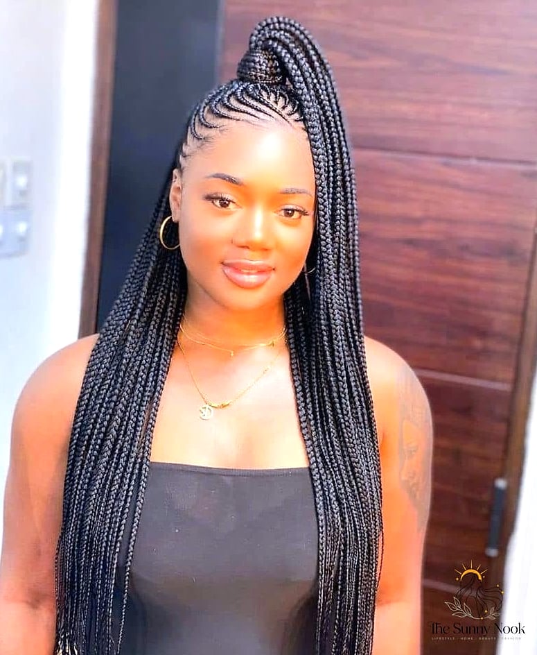 14 Stunning Easy Hairstyles Braids Worth Bookmarking Today 9 Braided Ponytail