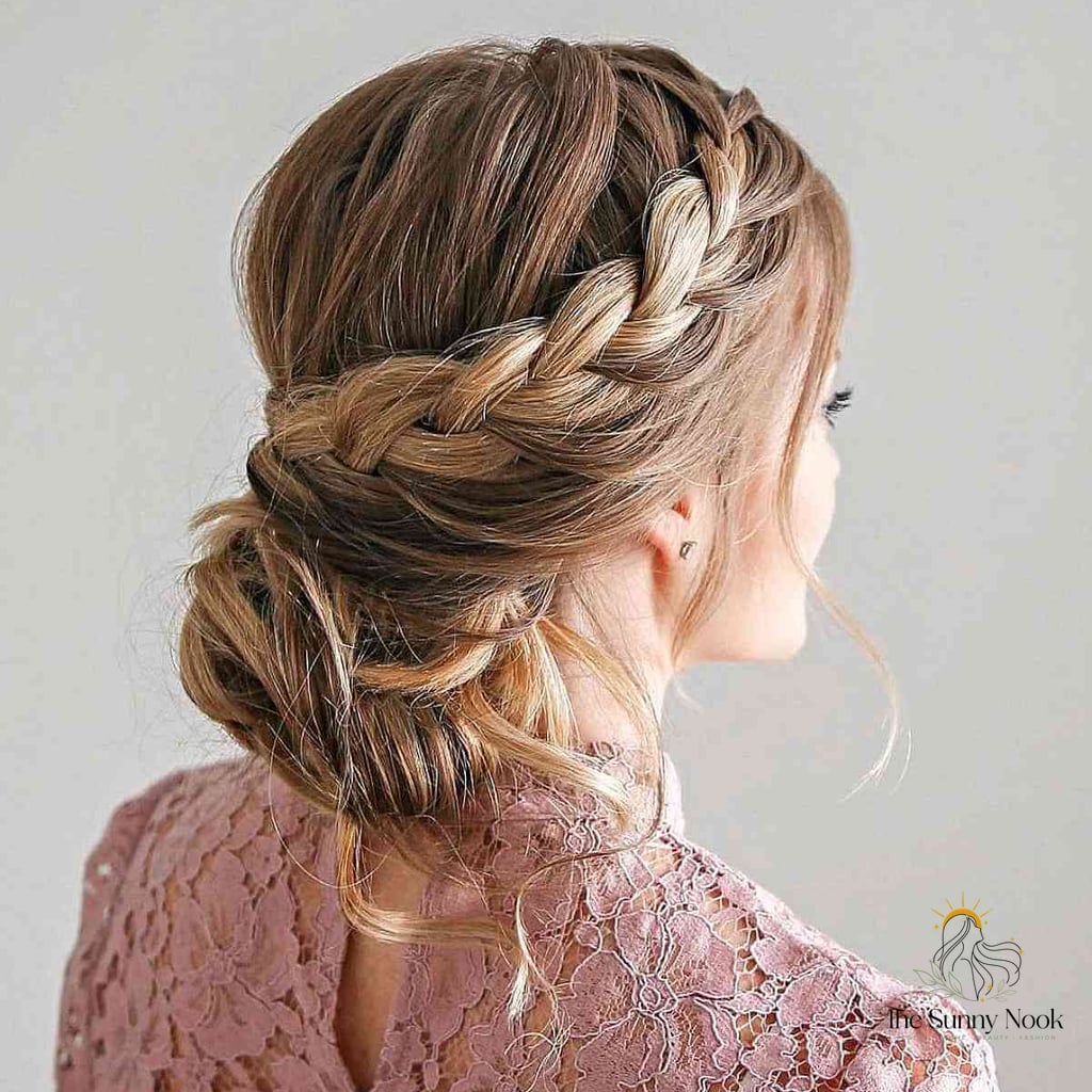 30 Updo Hairstyles For Long Hair Everyone Is Pinning Right Now 3 Braided Updo