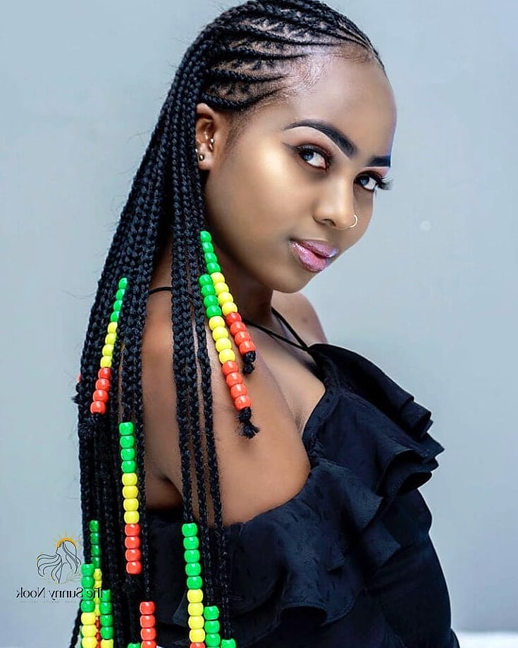 27 2000S Hairstyles Curly Hair Everyone Is Pinning Right Now 17 Braids with Beads Ideas for Ultimate Dazzling Style