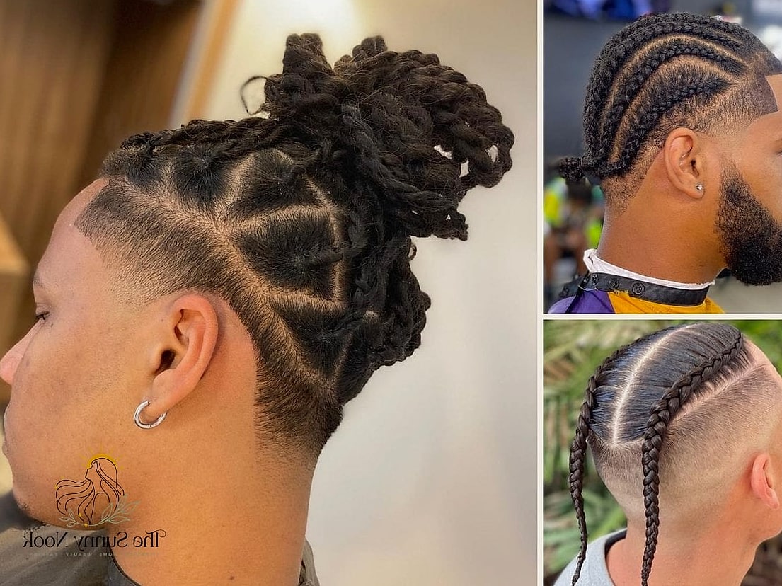 9 Braid Hairstyles For Men Everyone Is Pinning Right Now 9 Braids with a Fade