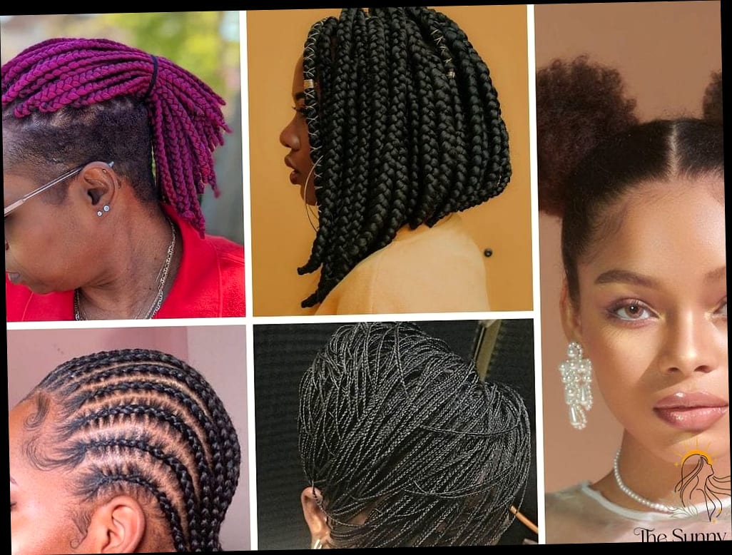 Braids for Short Hair with Bangs