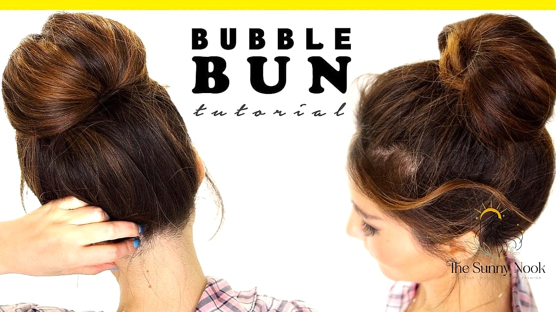 17 Simple Bun Hairstyles That Are Actually Easy to DIY 9 Bubble Bun