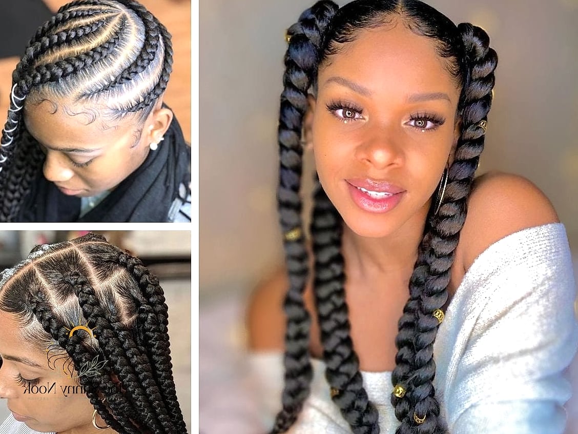 7 Ceres Braid Hairstyles That Are Both Cute and Low Maintenance 4 Ceres Braids Into a High Bun