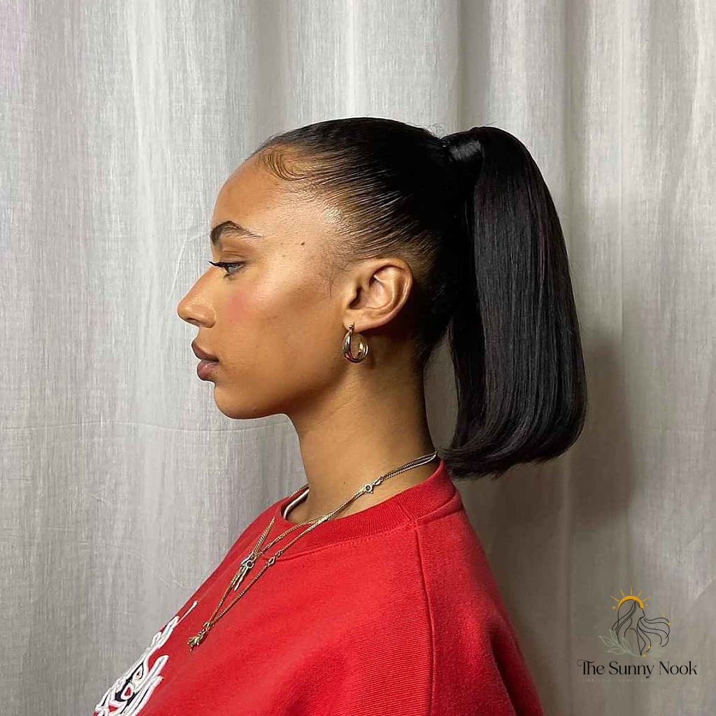 10 Traditional Hairstyles For Short Hair Everyone Is Pinning Right Now 4 Chic High Ponytail for Short Locks