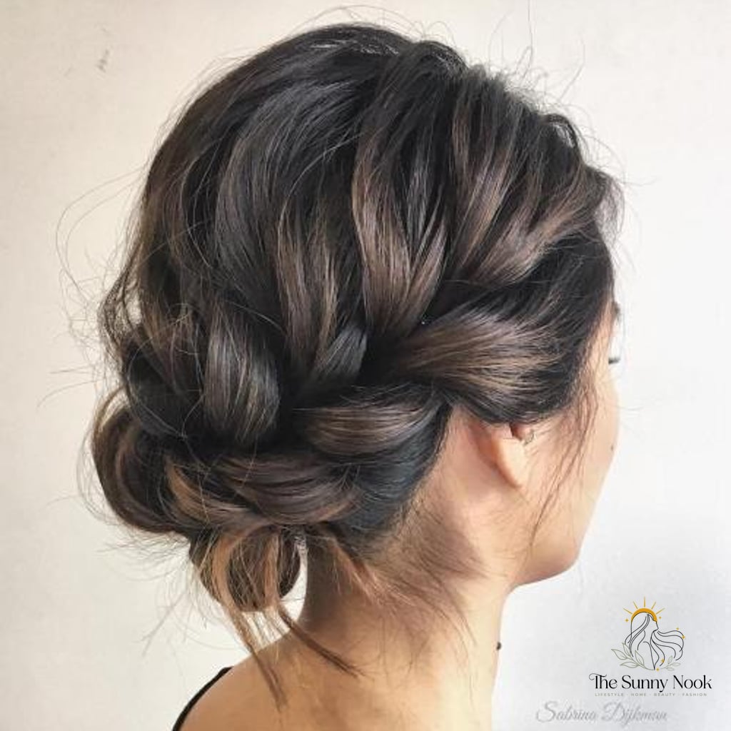 Chunky Braid Updo