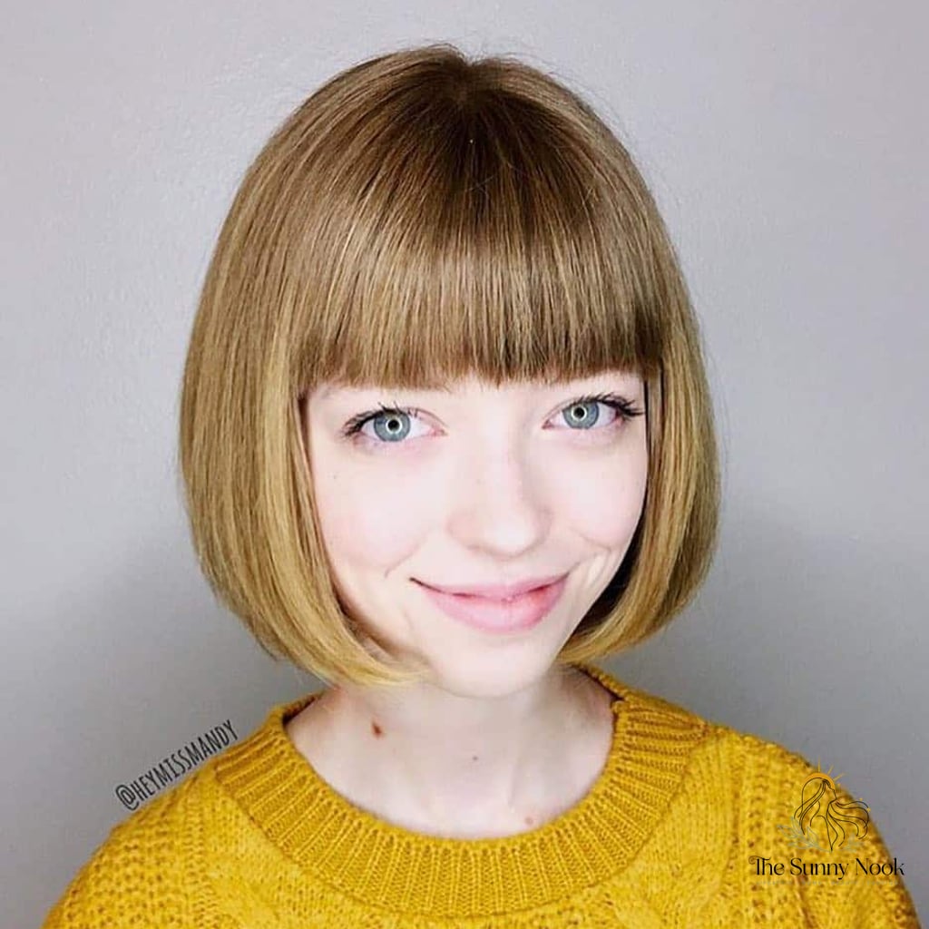 The Classic Bob with Bangs