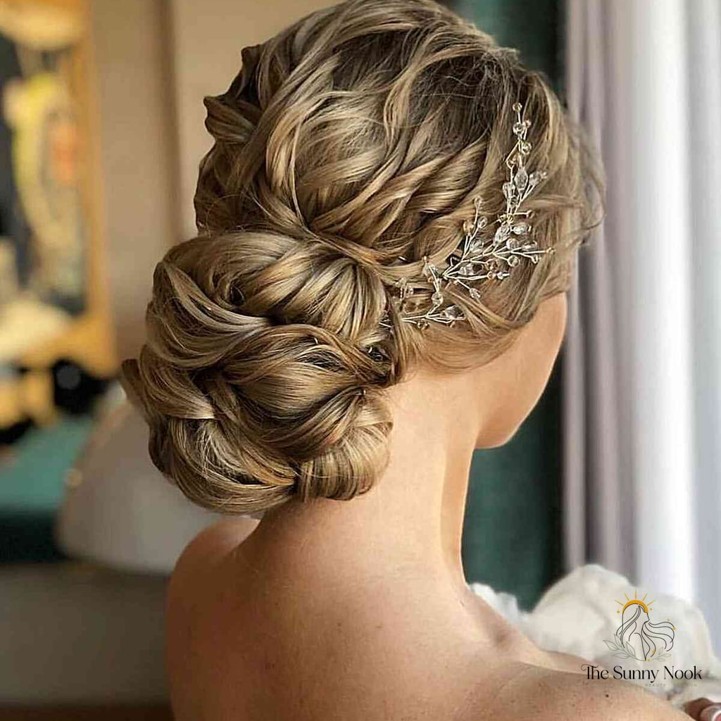 30 Updo Hairstyles For Long Hair Everyone Is Pinning Right Now 30 Classic Low Bundle
