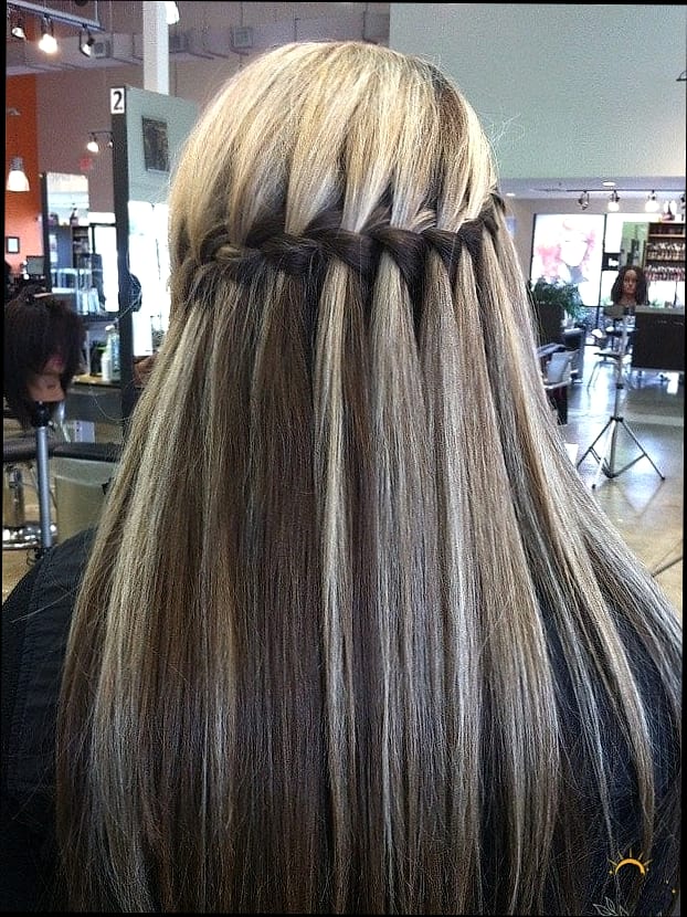 Classic Sleek Straight Waterfall