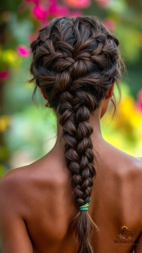 15 Stunning Ponytail Braid Hairstyles Black Worth Bookmarking Today 2 Classic Sleek Ponytail with a Braided Wrap