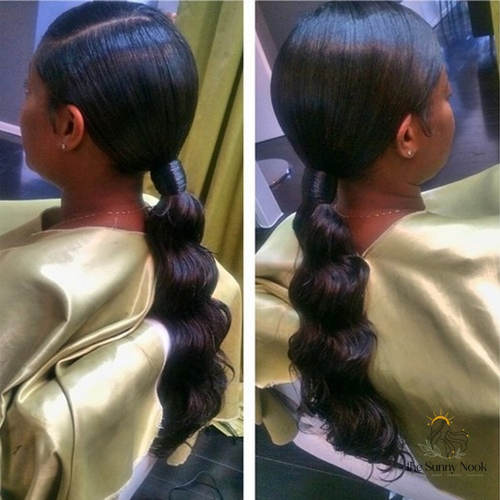 22 Casual Hairstyles For Medium Hair That Are Trending on Pinterest This Week 7 Classy Black Ponytail Hairstyles