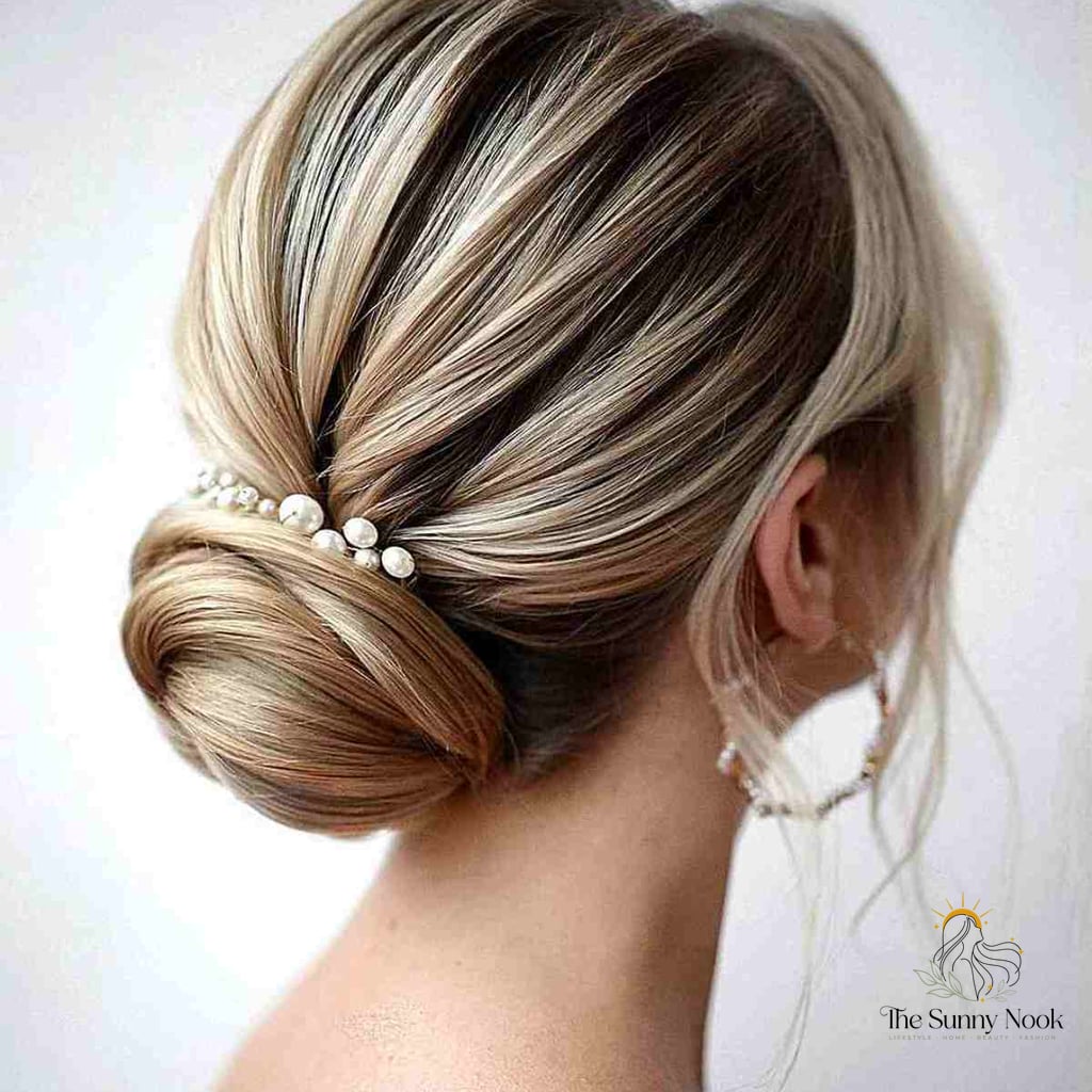 Classy Low Twisted Bun
