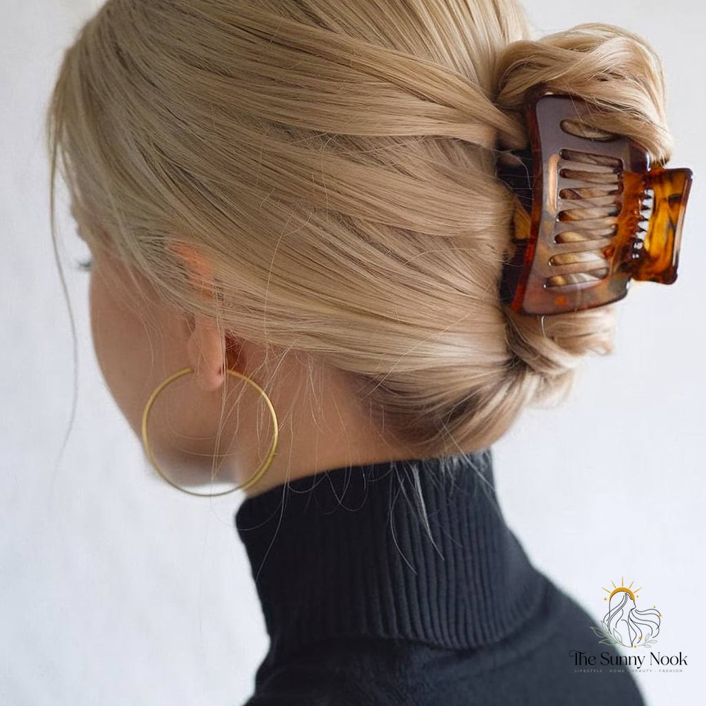 Claw Clip Hairstyle for Work