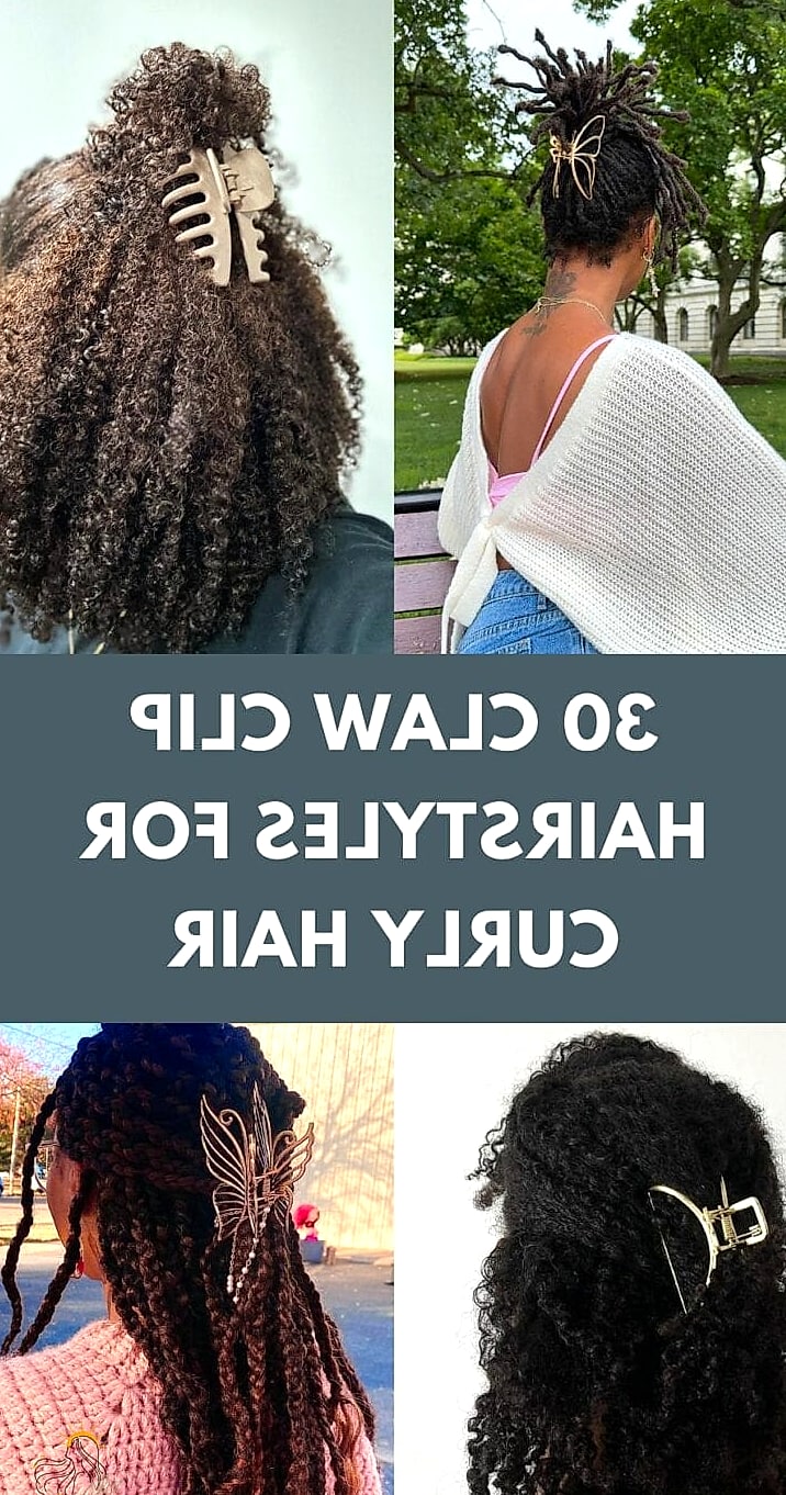 19 Claw Clip Hairstyles Curly Hair Ideas You Need to Try Right Now 18 Claw Clip Curls for Second-Day Hair