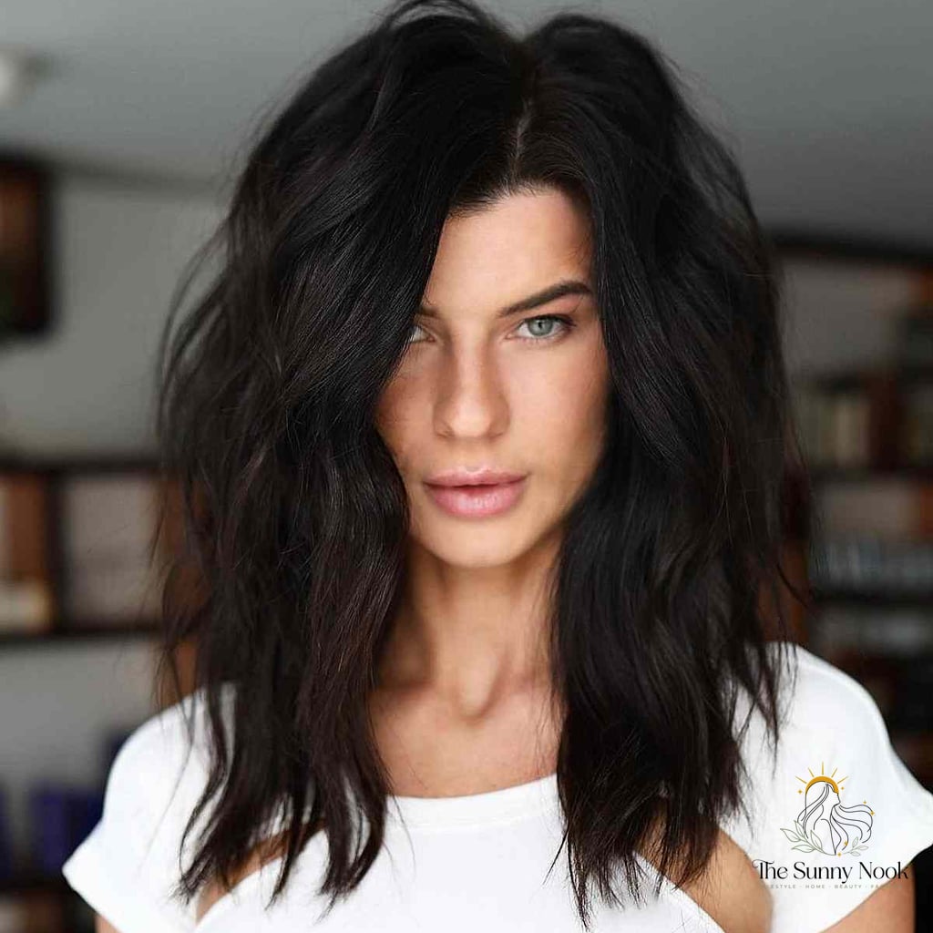 21 Hairstyles For Thick Hair Medium to Save Before They Blow Up 18 Cool and Textured Thick Hair