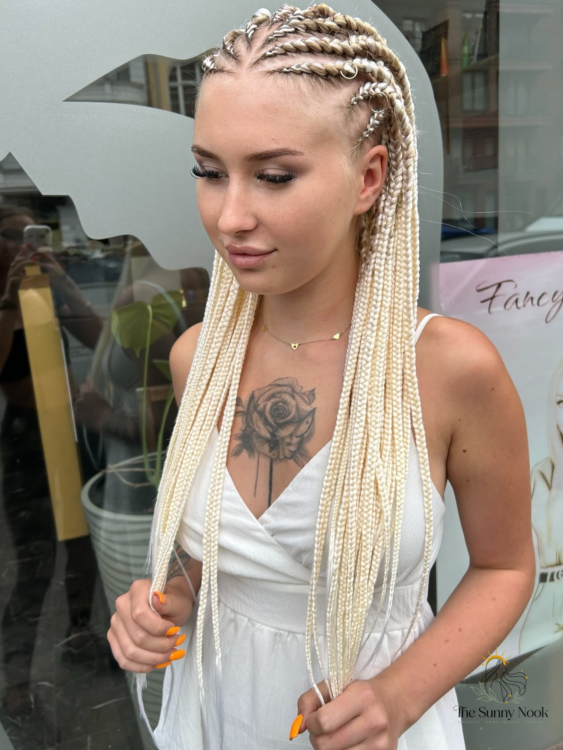 12 Braid Ponytail Hairstyles That Are Trending on Pinterest This Week 4 Cornrow Braids with Serious Precision and a Clean Part