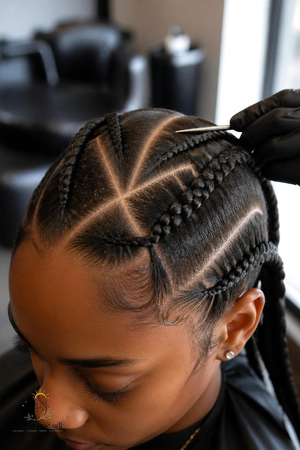 22 Cute Cornrow Hairstyles You'll Want to Re-Create Immediately 19 Criss Cross Braids
