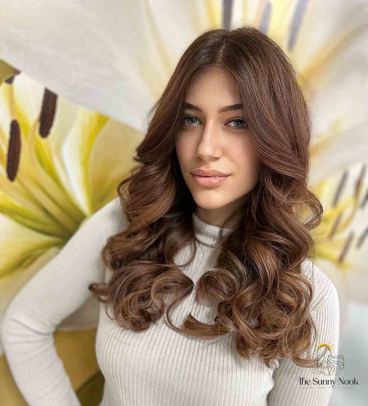 Curled Vintage Glam Style