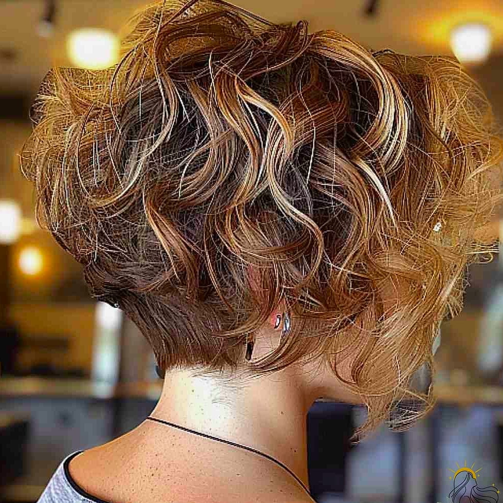 20 Hairstyles For Short Natural Hair That Belong on Your Inspiration Board 9 Curly Bob with Side Part
