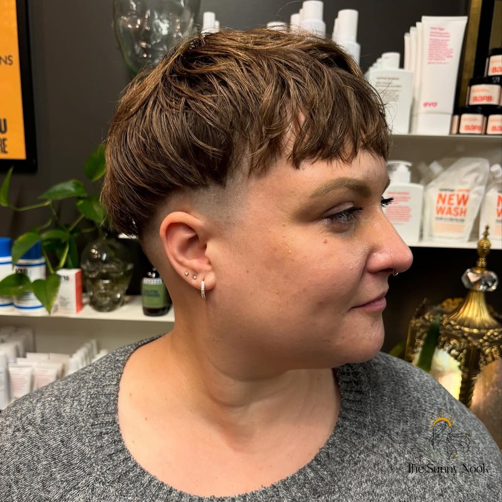 23 Cute Short Hair Hairstyles Perfect for Your Next Salon Appointment 21 Curly Crop with a Tight Undercut for Contrast