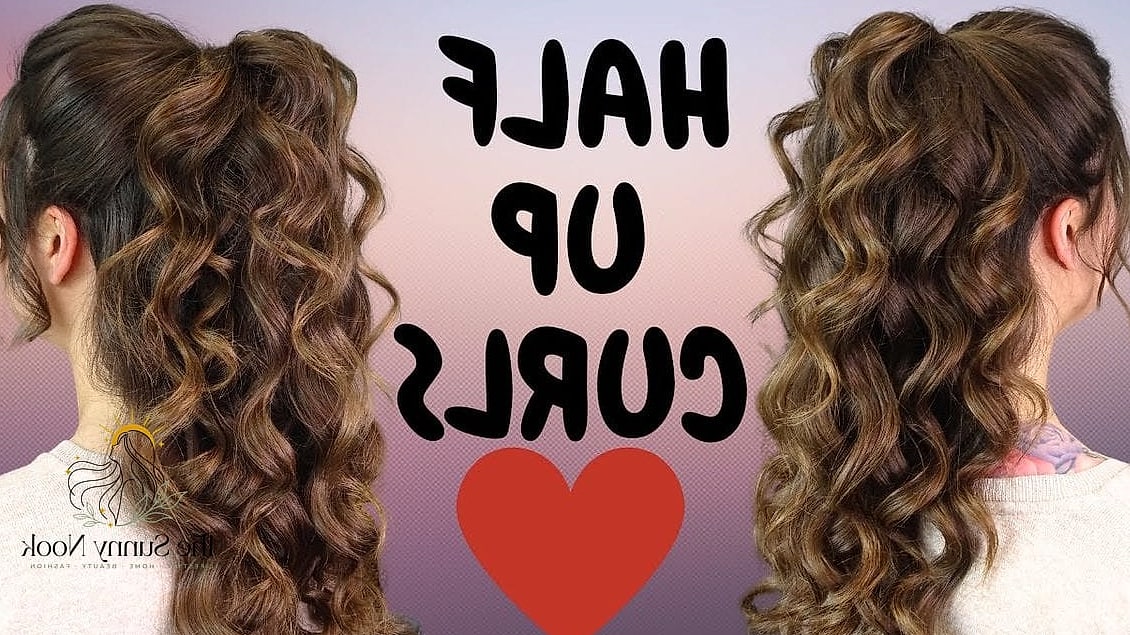 Curly Half-Up Half-Down