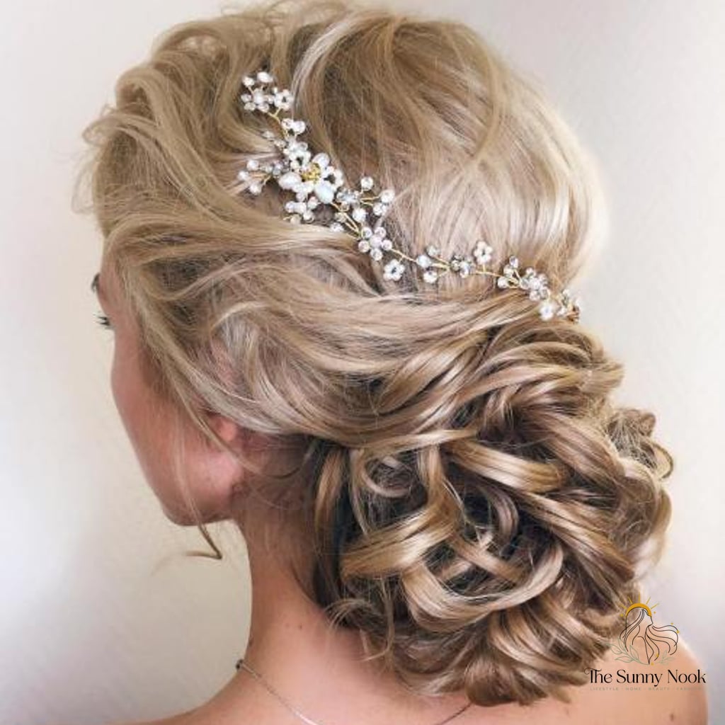 Curly Low Bun