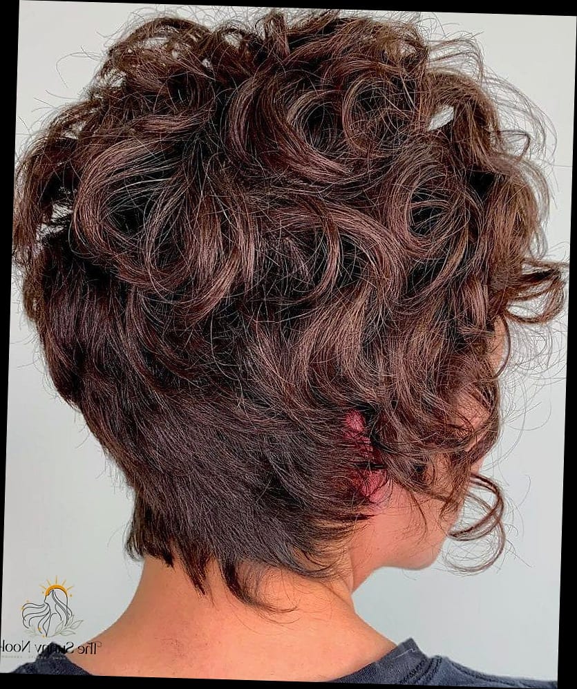 25 Hairstyles Short Curly Hair That Belong on Your Inspiration Board 25 Curly Pixie Bob with Bangs and Framing Layers