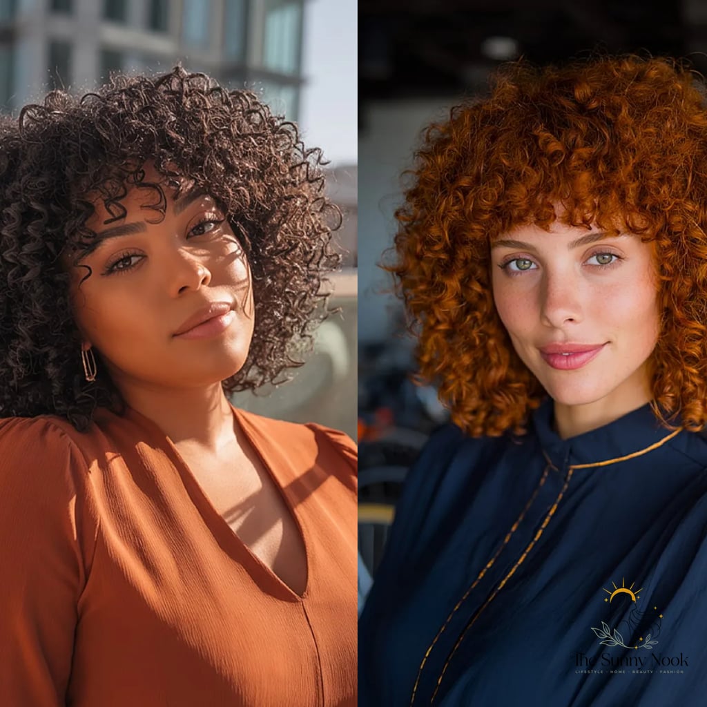 21 Cute Hairstyles For Short Curly Hair That Belong on Your Inspiration Board 20 Curly Shag with Bangs